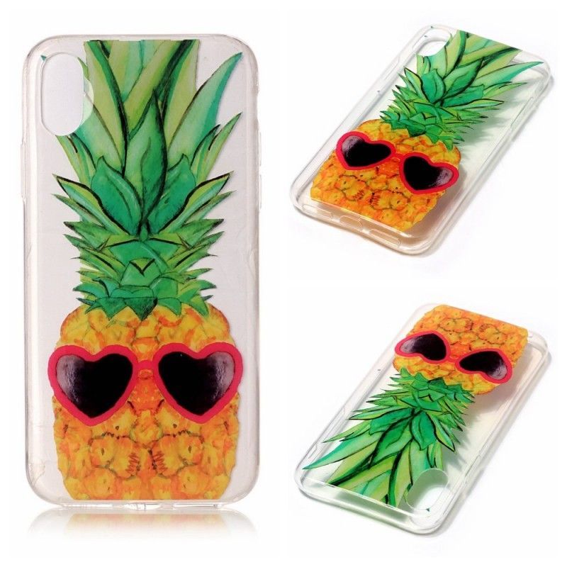 Kryt Iphone X Průhledný Inkognito Ananas