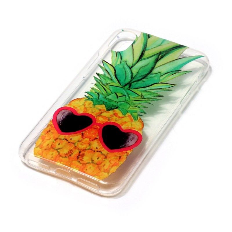 Kryt Iphone X Průhledný Inkognito Ananas