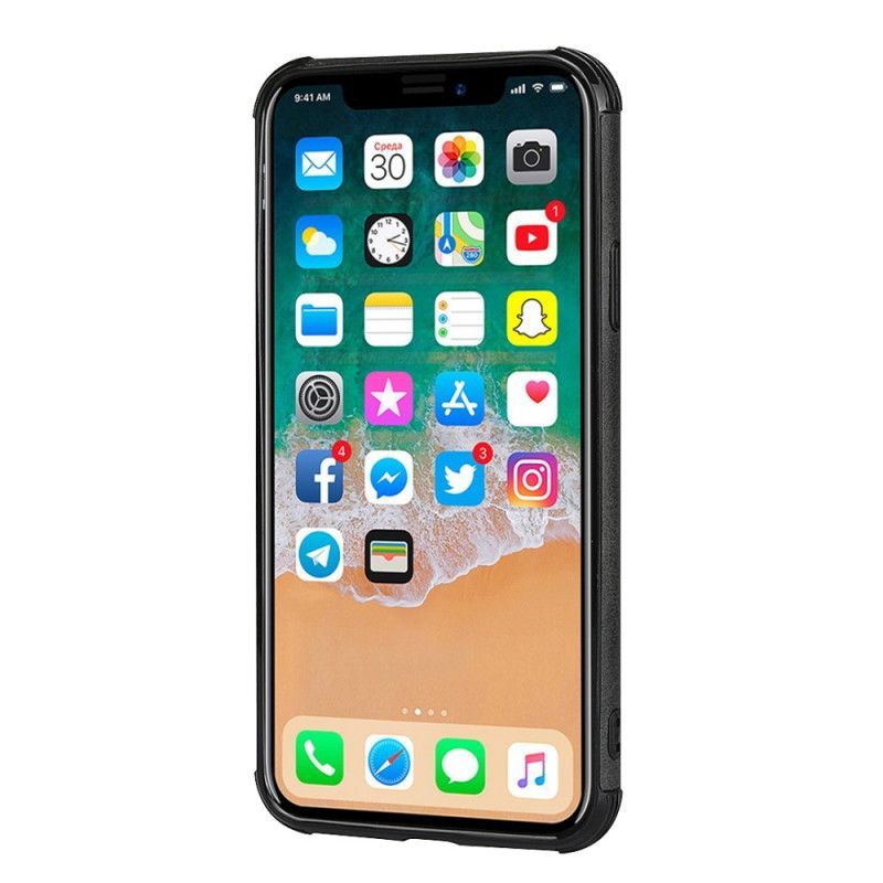 Kryt Iphone X /  XS Dvoubarevný Držák Na Karty