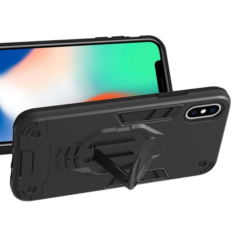 Kryt Iphone X /  XS Odnímatelné Brnění S Prstencovým Držákem