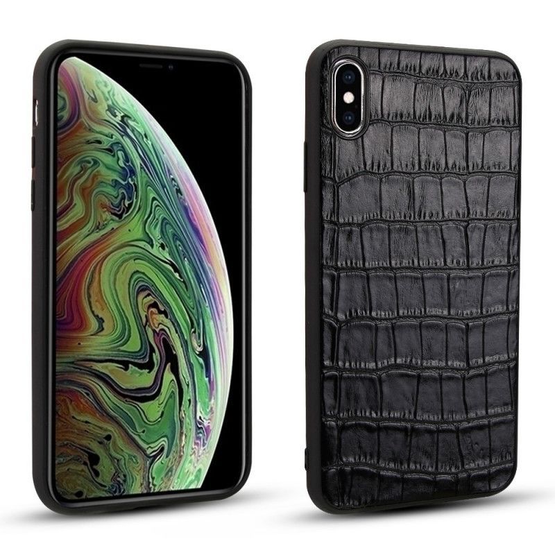 Kryt Iphone X /  XS Pravá Krokodýlí Textura Kůže