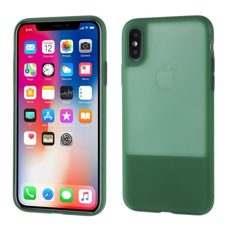 Kryt Iphone X /  XS Průsvitné Silikonové Barvy