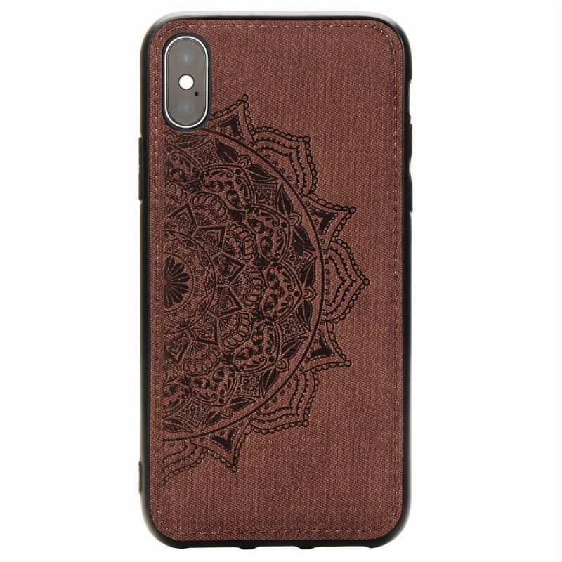 Kryt Iphone X /  XS Textura Látky A Mandala