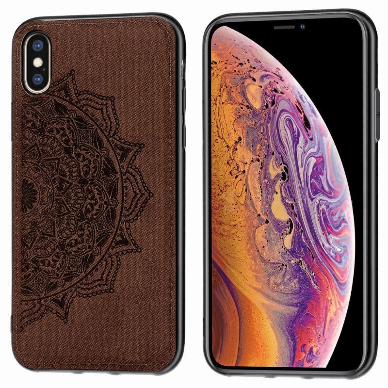 Kryt Iphone X /  XS Textura Látky A Mandala