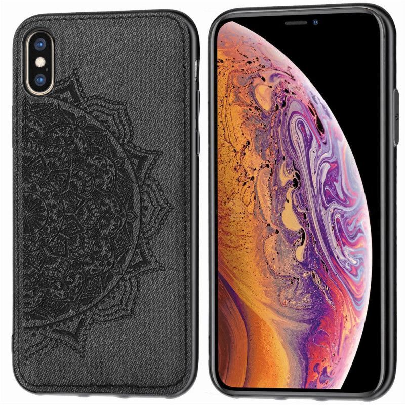 Kryt Iphone X /  XS Textura Látky A Mandala