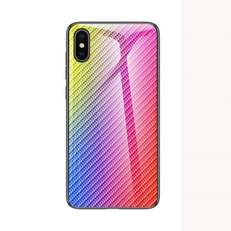 Kryt Iphone X /  XS Tvrzené Sklo Z Uhlíkových Vláken