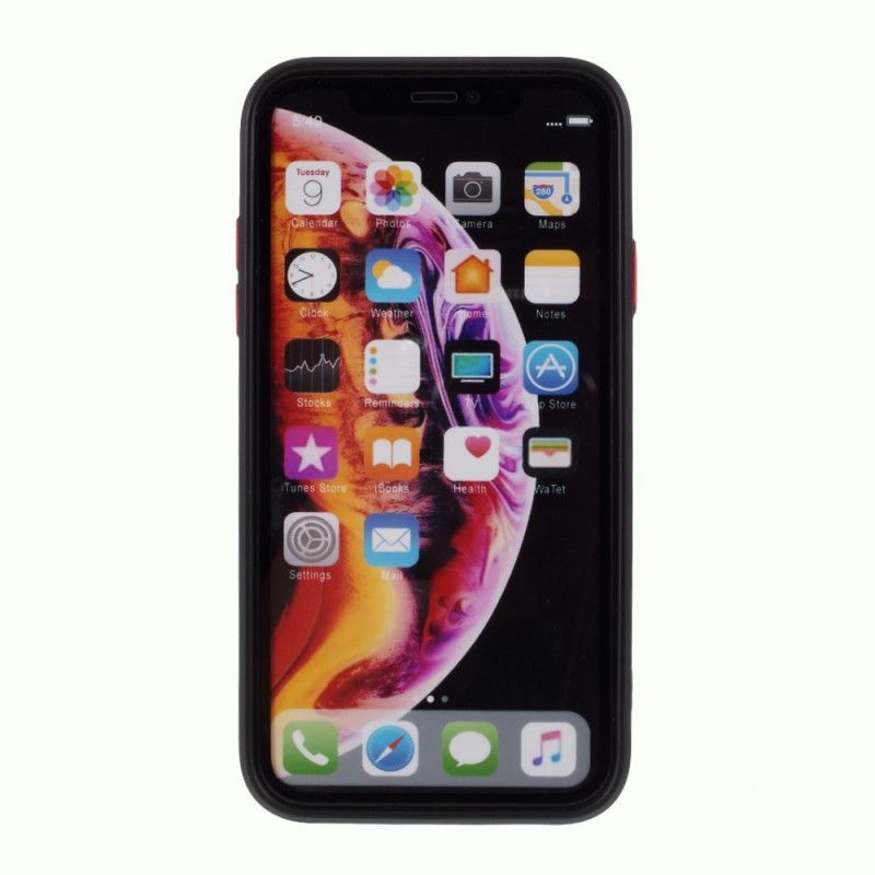 Kryt Iphone Xr Flexibilní Silikonové Barevné Tlačítko