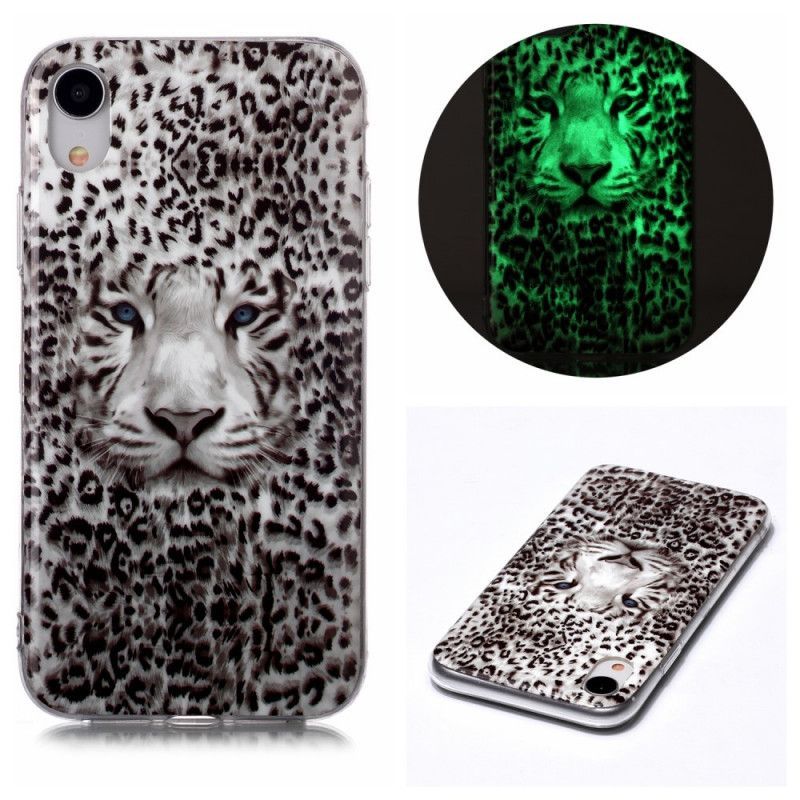 Kryt Iphone Xr Fluorescenční Leopard