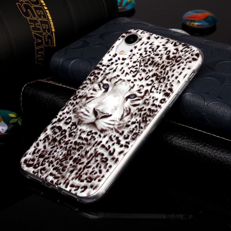 Kryt Iphone Xr Fluorescenční Leopard