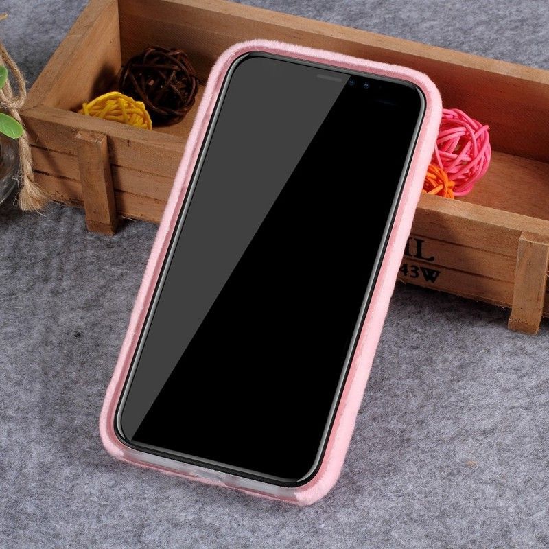 Kryt Iphone Xr Kožešinový Efekt