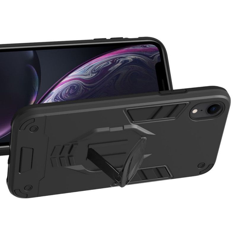 Kryt Iphone Xr Odnímatelné Brnění S Kruhovým Stojanem