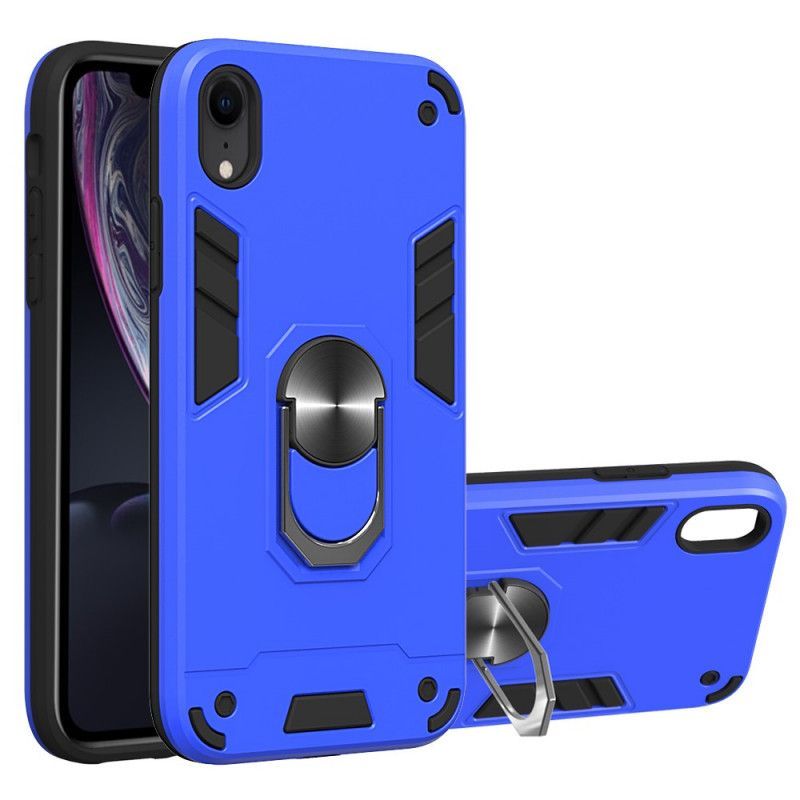 Kryt Iphone Xr Odnímatelný Kovový Opěrný Kroužek