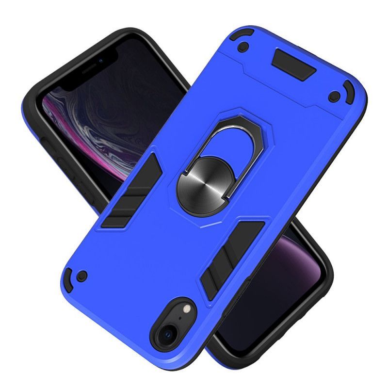 Kryt Iphone Xr Odnímatelný Kovový Opěrný Kroužek