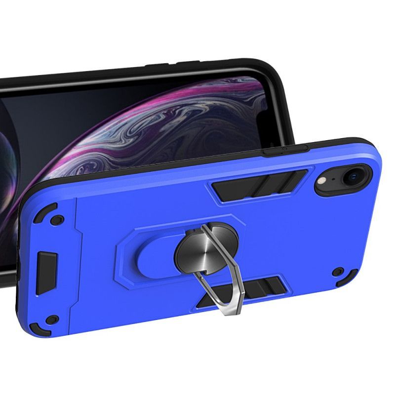 Kryt Iphone Xr Odnímatelný Kovový Opěrný Kroužek