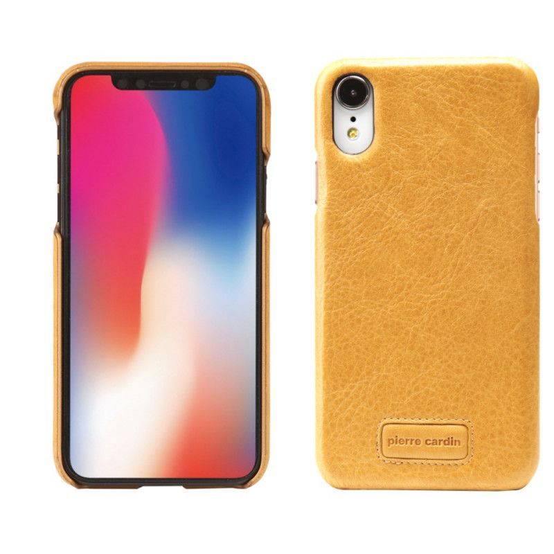 Kryt Iphone Xr Pravá Kůže Pierre Cardin Liči