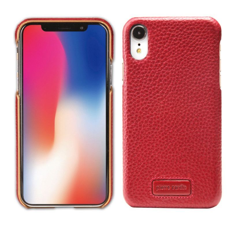 Kryt Iphone Xr Pravá Kůže Pierre Cardin Liči