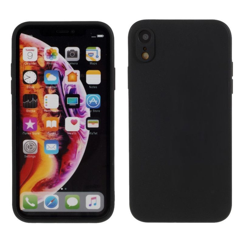 Kryt Iphone Xr Silikonová Matná Čistá Barva