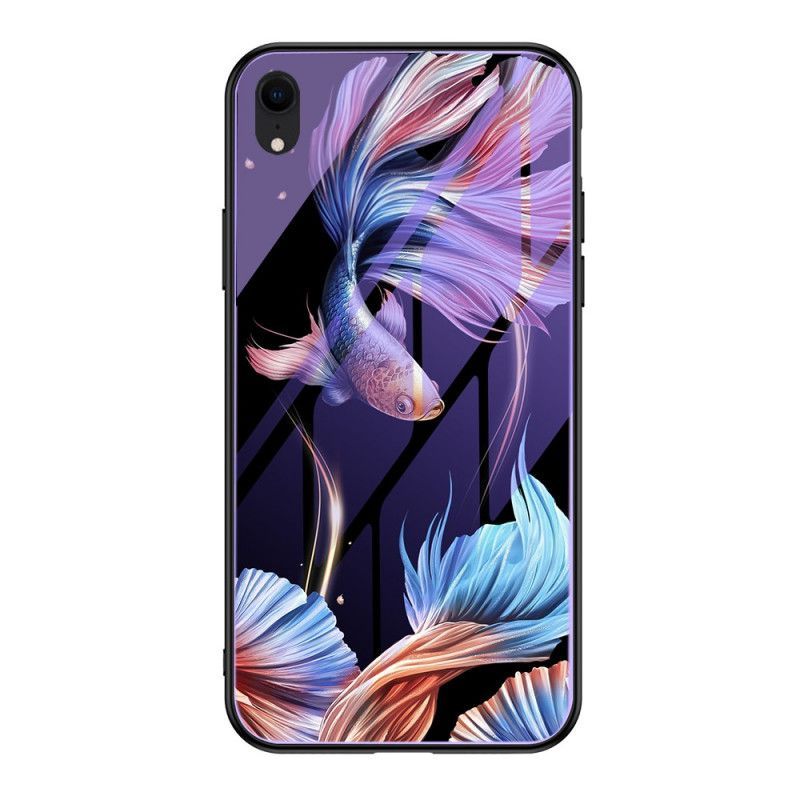 Kryt Iphone Xr Tvrzené Sklo S Fluorescenčním Vzorem