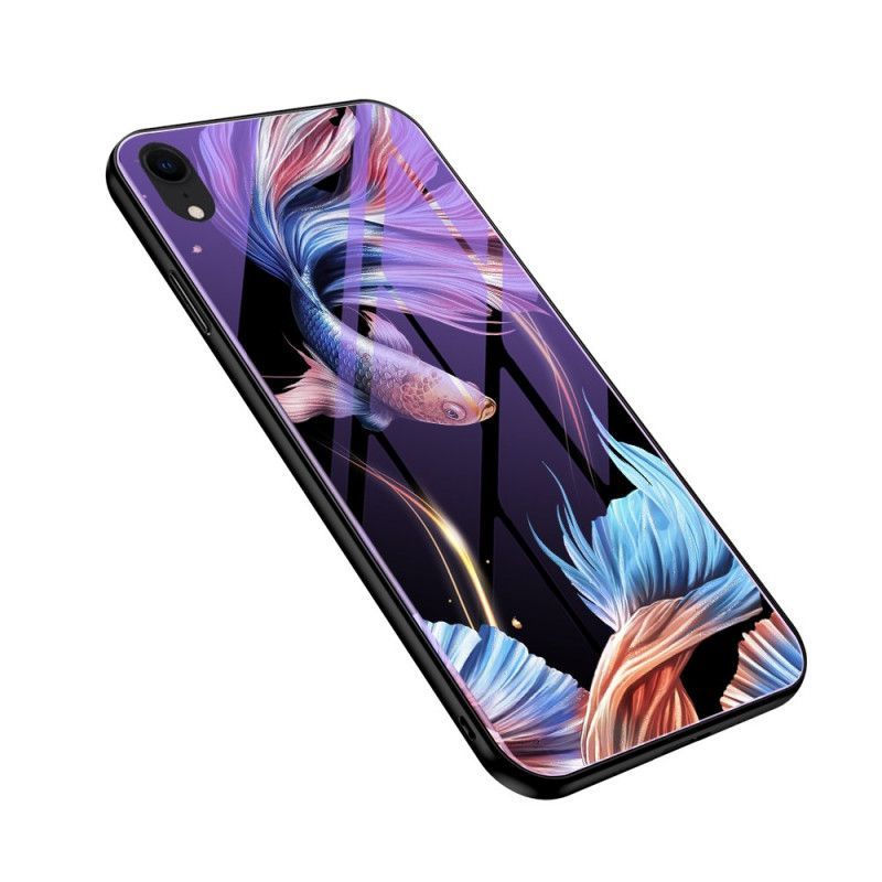 Kryt Iphone Xr Tvrzené Sklo S Fluorescenčním Vzorem