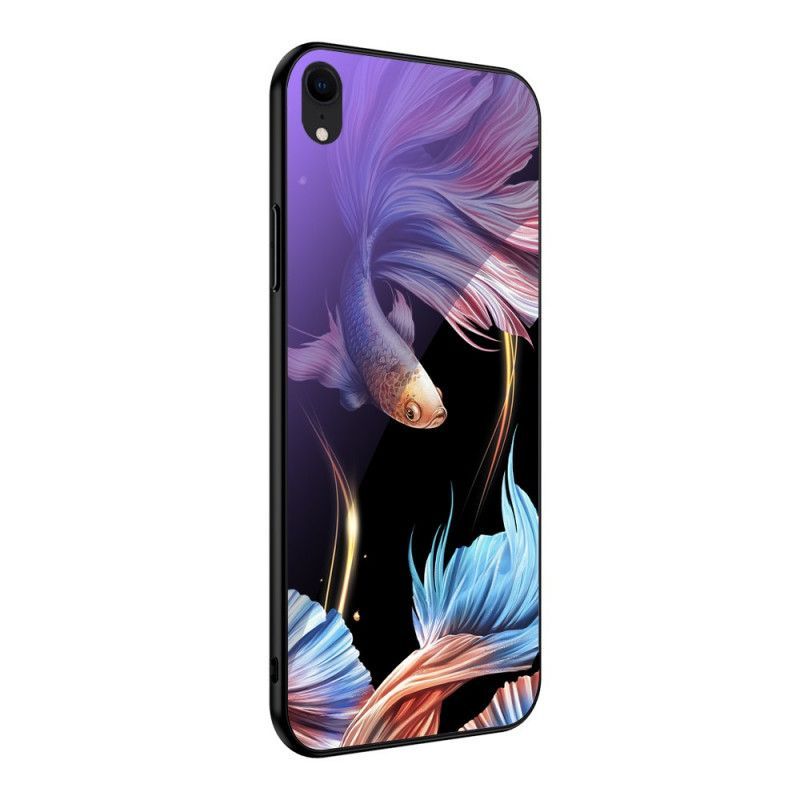 Kryt Iphone Xr Tvrzené Sklo S Fluorescenčním Vzorem