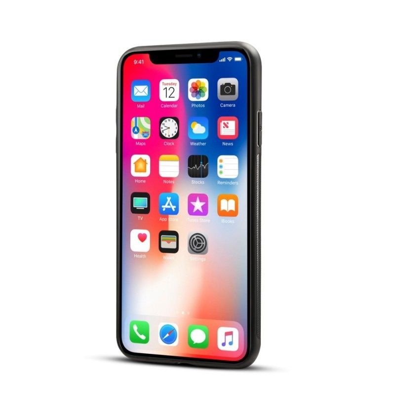 Kryt Iphone  XS Max Držák Na Karty Z Umělé Kůže