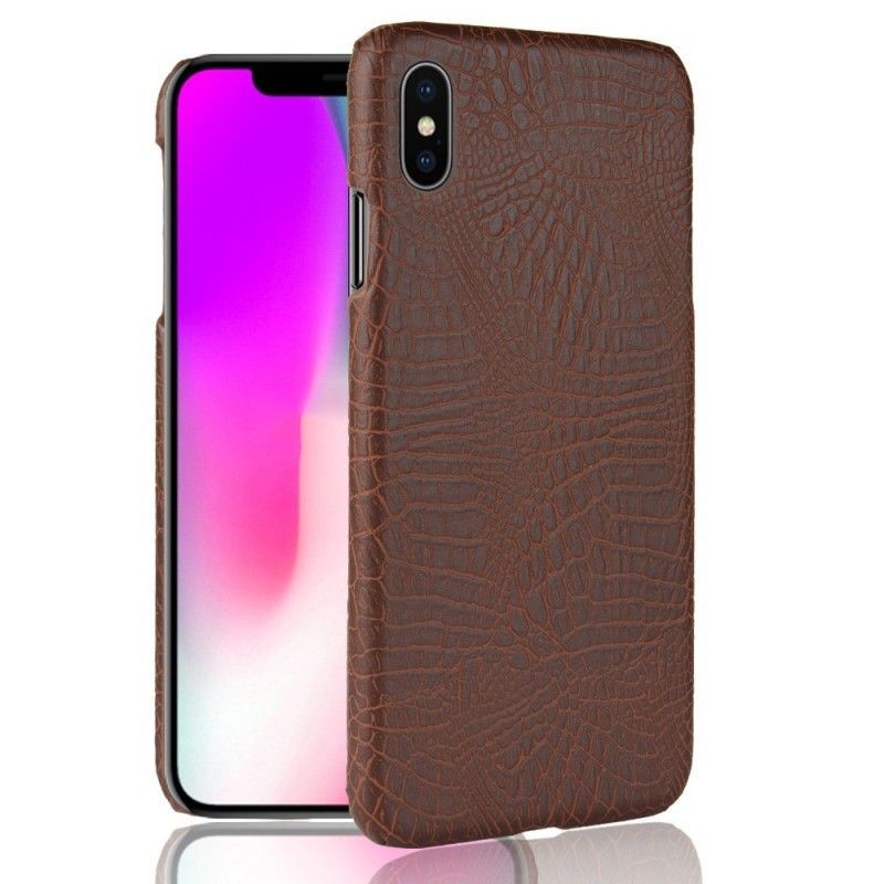 Kryt Iphone  XS Max Efekt Krokodýlí Kůže