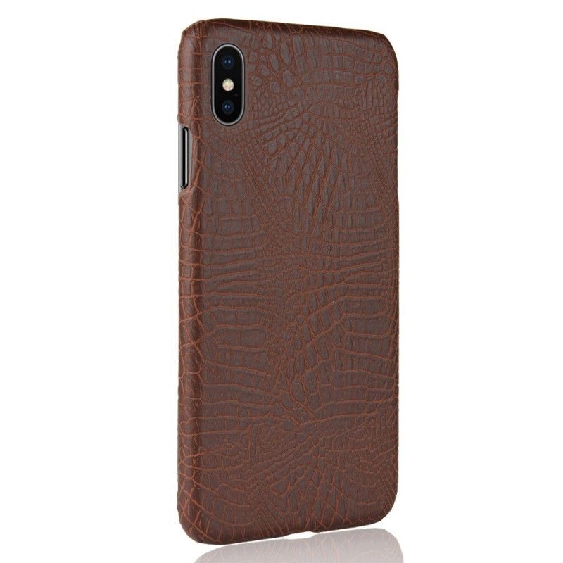 Kryt Iphone  XS Max Efekt Krokodýlí Kůže