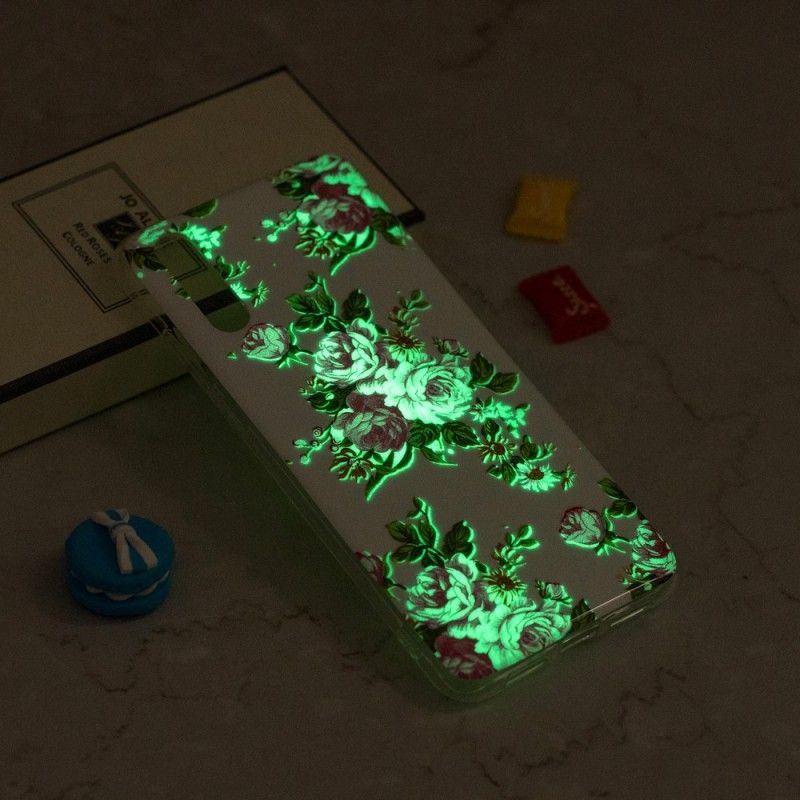 Kryt Iphone  XS Max Fluorescenční Květy Svobody