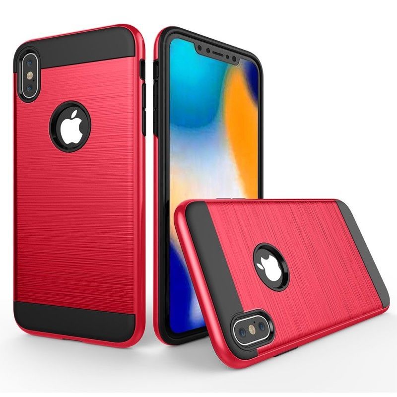 Kryt Iphone  XS Max Kartáčovaný Hybrid