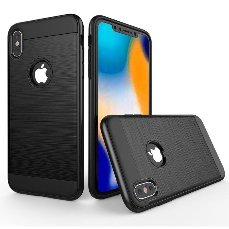 Kryt Iphone  XS Max Kartáčovaný Hybrid