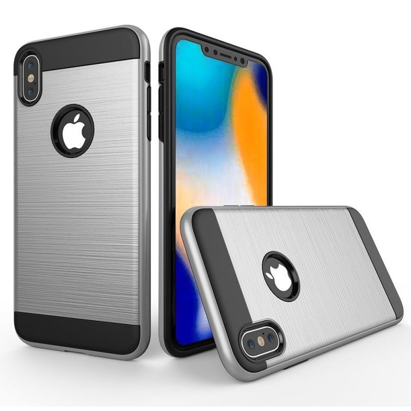 Kryt Iphone  XS Max Kartáčovaný Hybrid