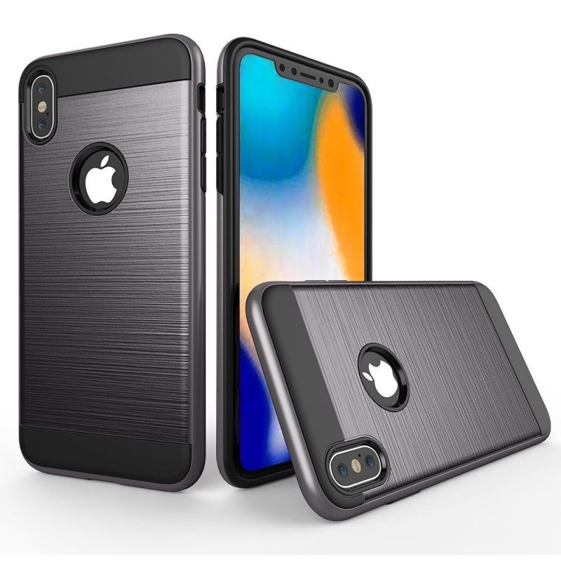 Kryt Iphone  XS Max Kartáčovaný Hybrid