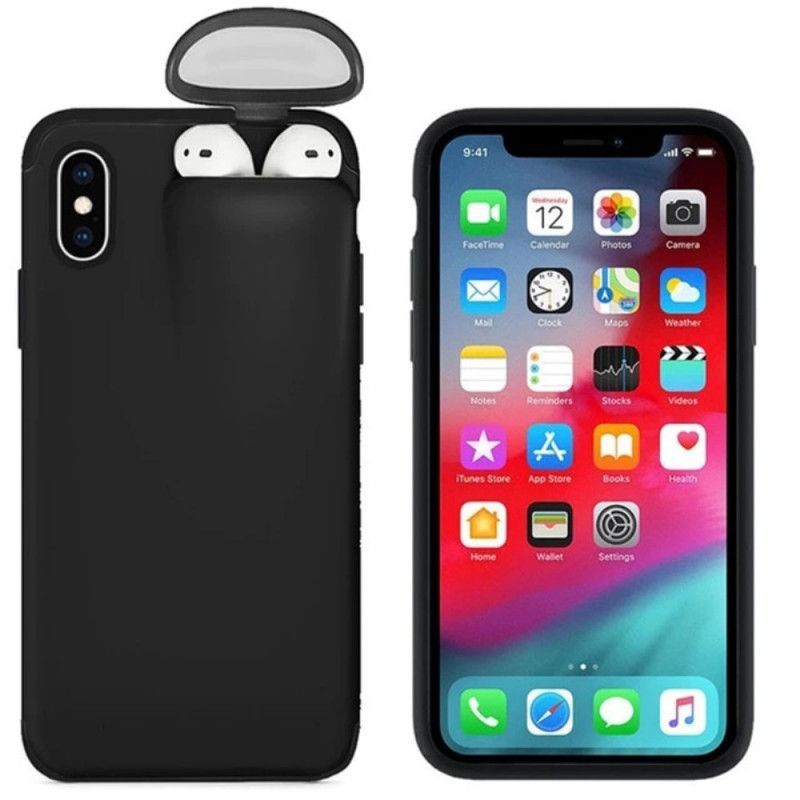 Kryt Iphone  XS Max Pouzdro Na Airpods 2 V 1