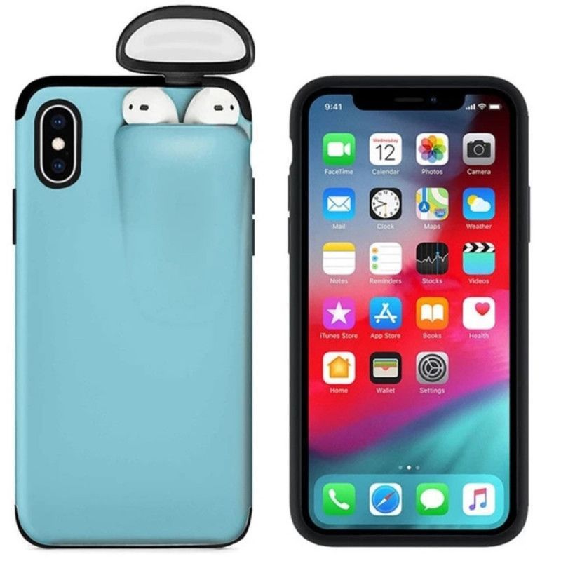 Kryt Iphone  XS Max Pouzdro Na Airpods 2 V 1