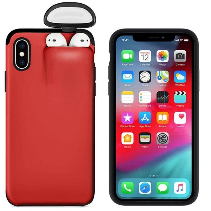 Kryt Iphone  XS Max Pouzdro Na Airpods 2 V 1