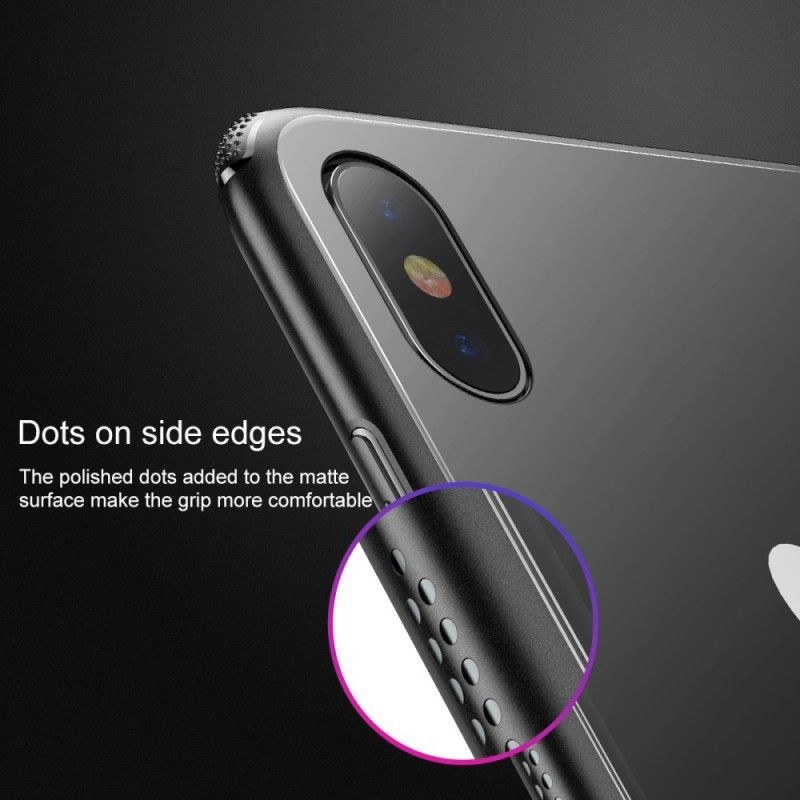 Kryt Iphone  XS Max Průhledná Základna A Barevné Okraje