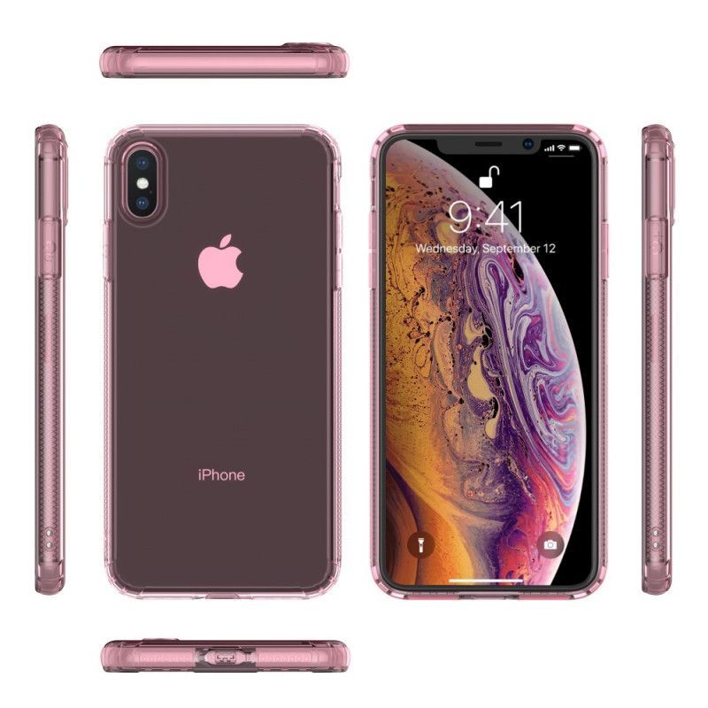 Kryt Iphone  XS Max Průhledné Závětří Ochranné Polštáře