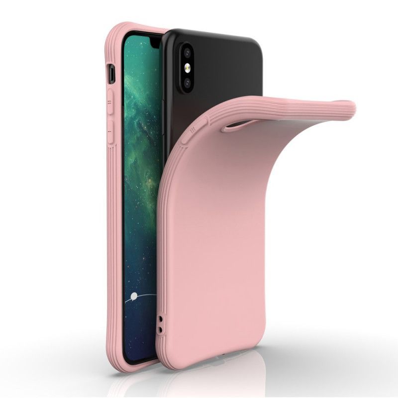 Kryt Iphone  XS Max Pružný Silikonový Mat