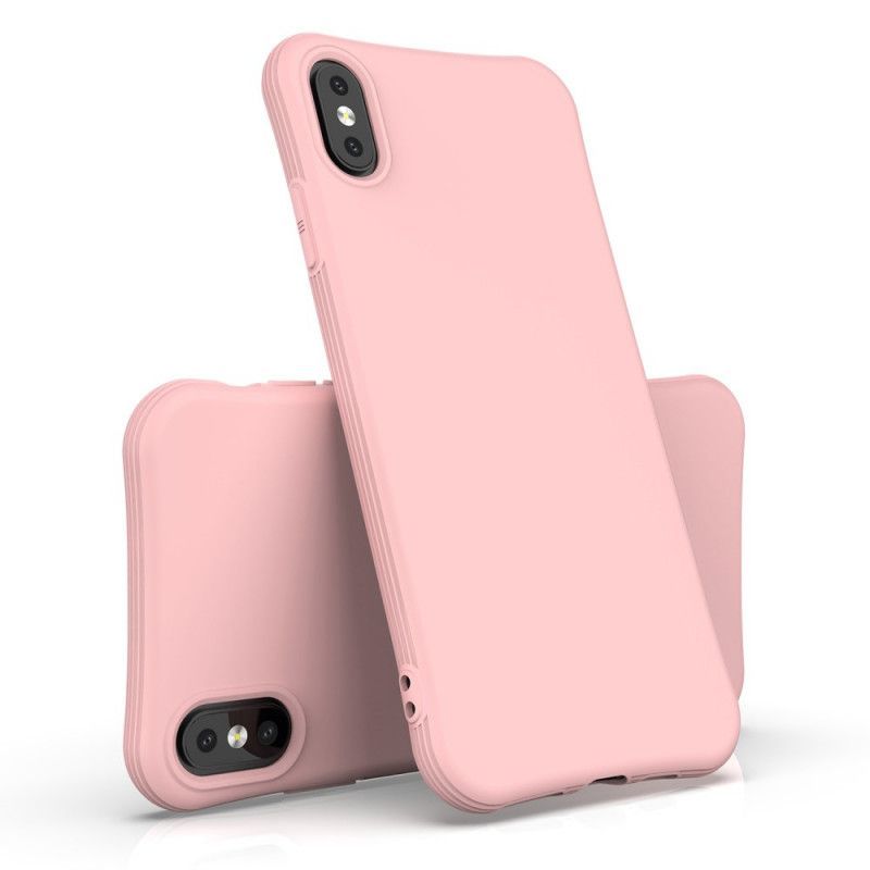 Kryt Iphone  XS Max Pružný Silikonový Mat