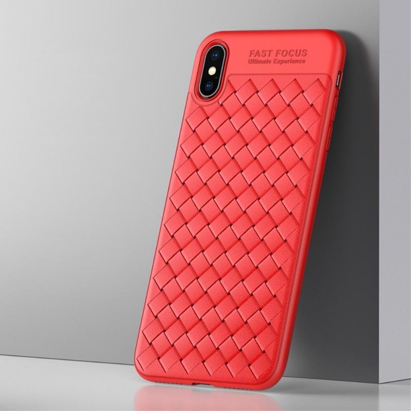 Kryt Iphone  XS Max Usams Luxusní Tkaný