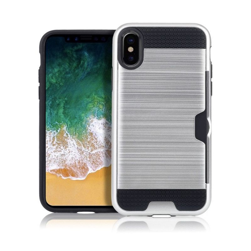 Kryt Iphone  XS Pevný Držák Karty