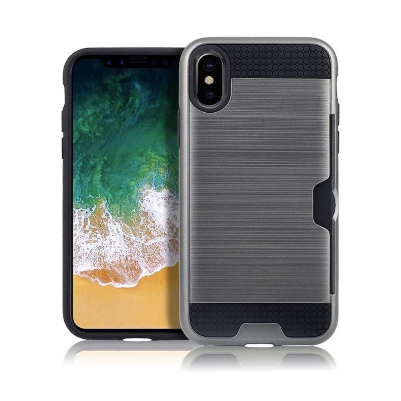 Kryt Iphone  XS Pevný Držák Karty