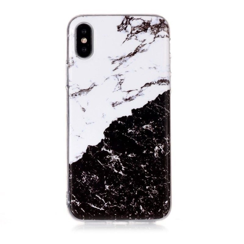 Kryt Iphone  XS Tmavý Mramor