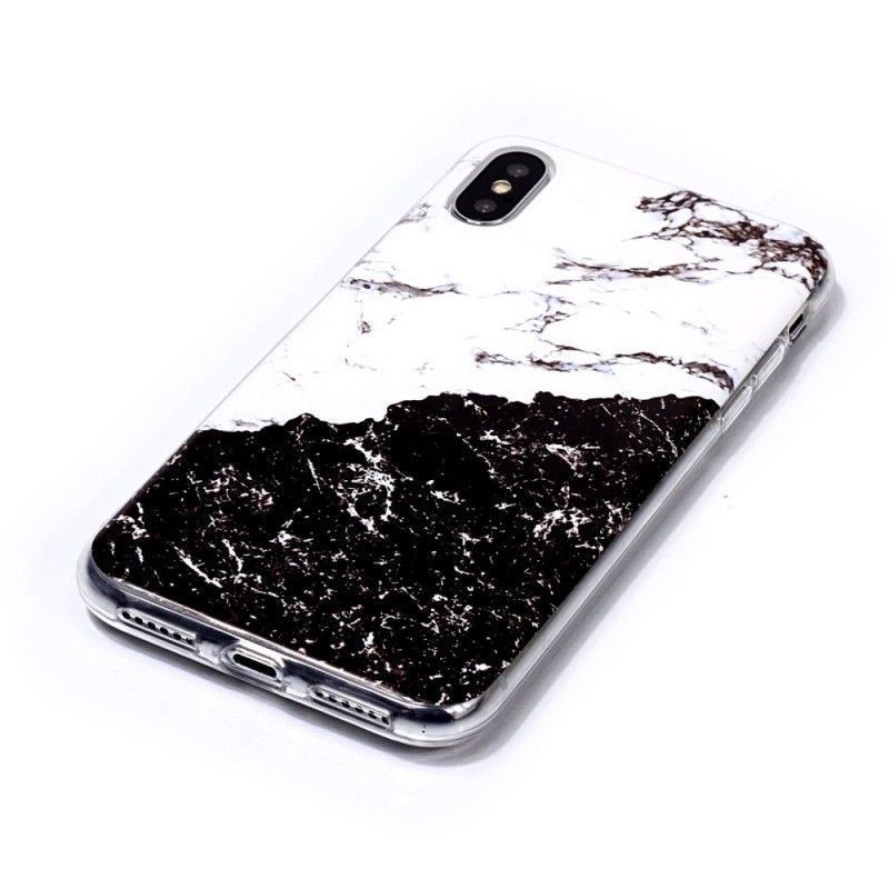 Kryt Iphone  XS Tmavý Mramor