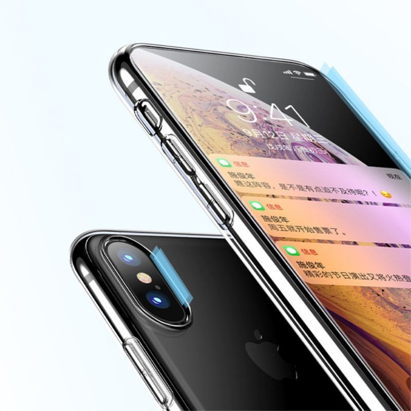 Kryt Iphone  XS X-úroveň Průhledná