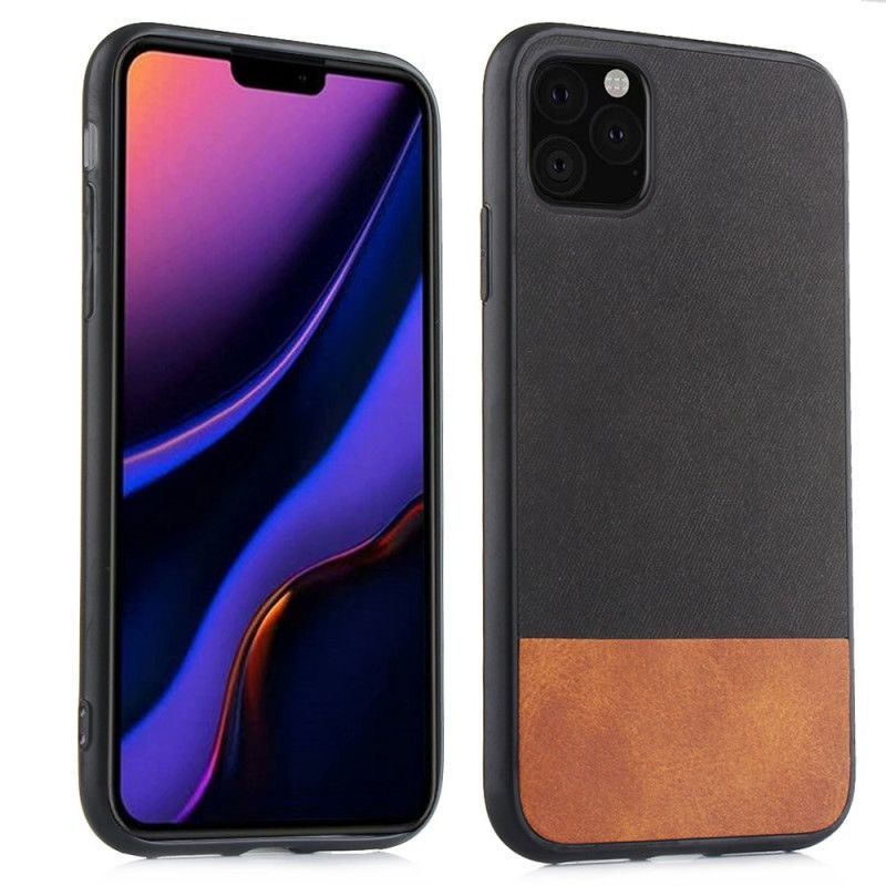 Kryt Na Iphone 11 Pro Dvoubarevná Imitace Kůže