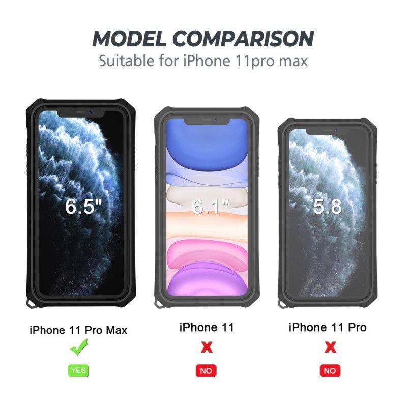 Kryt Na Iphone 11 Pro Max Odnímatelný Držák Kroužku