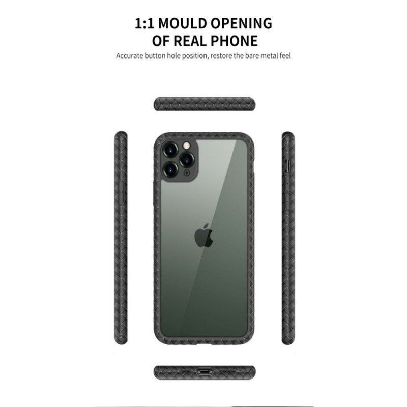 Kryt Na Iphone 11 Pro Max Okraje Tkané Textury