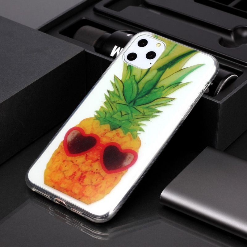 Kryt Na Iphone 11 Pro Max Průhledný Inkognito Ananas