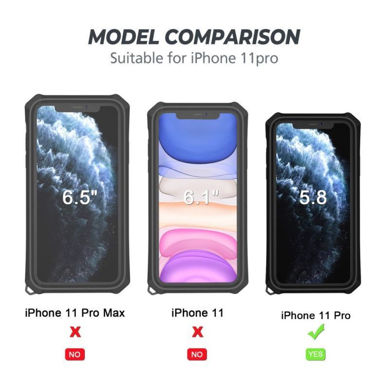 Kryt Na Iphone 11 Pro Odnímatelný Držák Kroužku